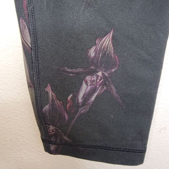 Lululemon Wunder Under Crop Midnight Iris Multi / Black Size 4 - Picture 5 of 6